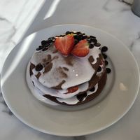 Vegan pancakes at POG - Bachelor's Walk in Dublin