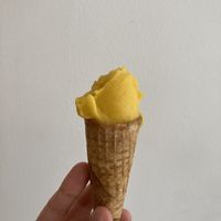 Passion fruit mango   at Otello in Tel Aviv