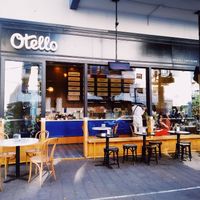 Outside at Otello in Tel Aviv