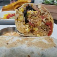 vegan burrito at 5 Elementos in West Hollywood
