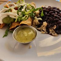 Crispy potato flautas at Sage Regenerative Kitchen in Pasadena