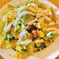 Chilaquiles  at Sage Regenerative Kitchen in Pasadena