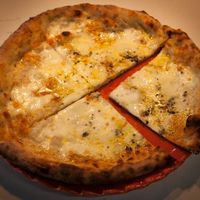 Four Cheese Pizza at Maiale Rosa Pizza in Beaverton