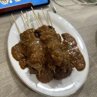 Satay skewers  at Rumah Makan Veggie Food in 