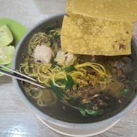 Mie bakso at Rumah Makan Veggie Food in 