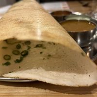 Green chilli dosa   at Dosa Kitchen in Newcastle Upon Tyne