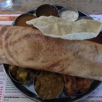 Vegan thali set menu at Dosa Kitchen in Newcastle Upon Tyne