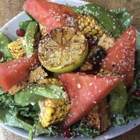 Salad bowl: spicy summer at Aujourd'hui Demain Cafe in Paris