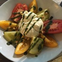 Tomato no-mozza at Aujourd'hui Demain Cafe in Paris