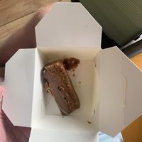 Snickers pie at Aujourd'hui Demain Cafe in Paris