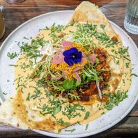 Quesadilla at Aujourd'hui Demain Cafe in Paris