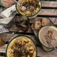   at Aujourd'hui Demain Cafe in Paris