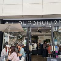  at Aujourd'hui Demain Cafe in Paris