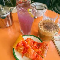   at Aujourd'hui Demain Cafe in Paris