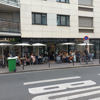 Cool at Aujourd'hui Demain Cafe in Paris