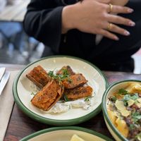   at Aujourd'hui Demain Cafe in Paris