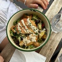 Ceasar Salad  at Aujourd'hui Demain Cafe in Paris