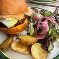 Der Burger nochmal  at Aujourd'hui Demain Cafe in Paris