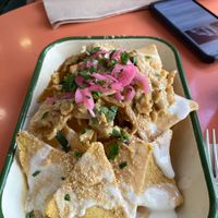 Nachos at Aujourd'hui Demain Cafe in Paris