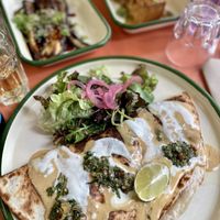   at Aujourd'hui Demain Cafe in Paris