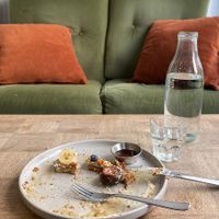   at Aujourd'hui Demain Cafe in Paris