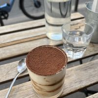   at Aujourd'hui Demain Cafe in Paris