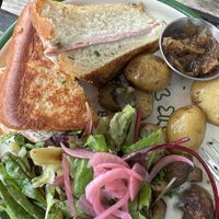   at Aujourd'hui Demain Cafe in Paris