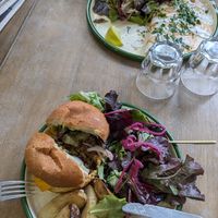  at Aujourd'hui Demain Cafe in Paris