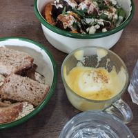 Season bowl at Aujourd'hui Demain Cafe in Paris