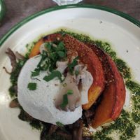 Mozza pumpkin at Aujourd'hui Demain Cafe in Paris