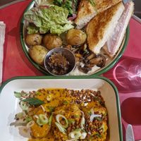  at Aujourd'hui Demain Cafe in Paris