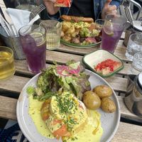   at Aujourd'hui Demain Cafe in Paris