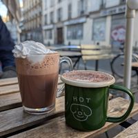  at Aujourd'hui Demain Cafe in Paris