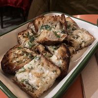 Garlic Bread  at Aujourd'hui Demain Cafe in Paris