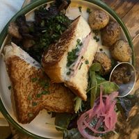   at Aujourd'hui Demain Cafe in Paris