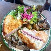 Croque monsieur   at Aujourd'hui Demain Cafe in Paris