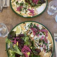   at Aujourd'hui Demain Cafe in Paris