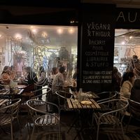   at Aujourd'hui Demain Cafe in Paris