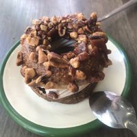 Paris Brest 😋😍great for nut lovers!   at Aujourd'hui Demain Cafe in Paris