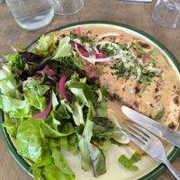  at Aujourd'hui Demain Cafe in Paris