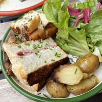 croque monsier  at Aujourd'hui Demain Cafe in Paris