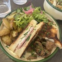 Croque-Monsieur Forever  at Aujourd'hui Demain Cafe in Paris