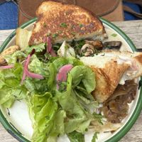 Croque-Monsieur  at Aujourd'hui Demain Cafe in Paris