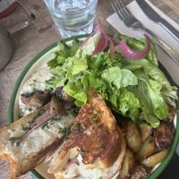 croque monsieur  at Aujourd'hui Demain Cafe in Paris