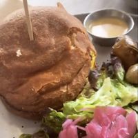   at Aujourd'hui Demain Cafe in Paris