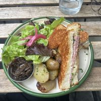   at Aujourd'hui Demain Cafe in Paris