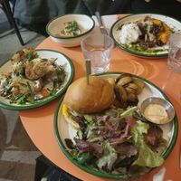  at Aujourd'hui Demain Cafe in Paris