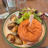   at Aujourd'hui Demain Cafe in Paris