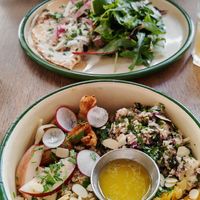  at Aujourd'hui Demain Cafe in Paris