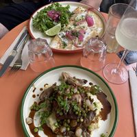   at Aujourd'hui Demain Cafe in Paris